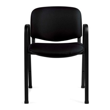 Gec Offices To Go Stacking Chair - Fabric - Black OTG11703-QL10